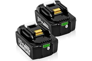 Jialitt 2 Stück 5000mAh Ersatzakku für Makita BL1850B BL1850 18V 5,0Ah Akku Kompatibel mit BL1850B BL1850 BL1860B BL1860 BL1840B BL1840 BL1830 BL1835 BL1845 194204-5 LXT-400