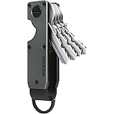 ROSSM Organizador de llaves Porta llaves metálico compacto | Llavero innovador minimalista l Estuche de llaves para hombre