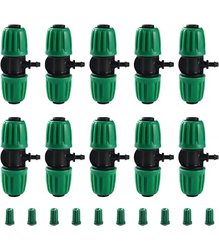 100 Gocciolatori Per Irrigazione, Microirrigatori Regolabili Per Tubi Di Irrigazione Da 14 4 6 Mm Per Irrigazione Di Giardini Serre E Prati Blu 79341283