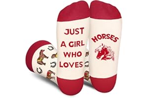 AGRIMONY Funny Animal Socks Women - Just A Girl Who Loves - Fun Gifts Novelty Funky Silly Cute Happy Socks - Mothers Day Easter Valentines Christmas Birthday Gift Stocking Fillers