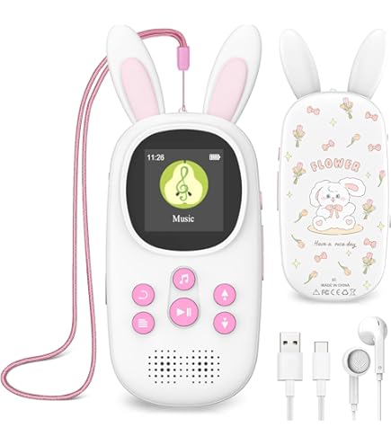 64GB Lecteur P3 Enfants Bluetooth 5.0 Avec Haut-parleurs Prend En
