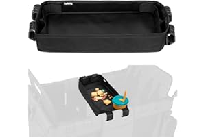Boffinby Double Sided Stroller Tray for Wonderfold Wagon- Kids Snacks & Activities - Faux Leather Sides for Eating - 4 Cup Holders-W4 accessories, Easy to Use and Clean, Play On the Go (W4 Series)