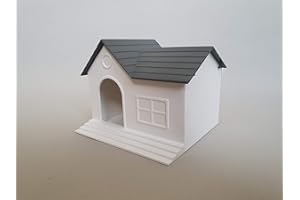 Mani-Ko Hamster Plastic House with Hooks Mouse Gerbil Pet Cage Accessories Rodents Rat Bed Home Small Animals Hutch