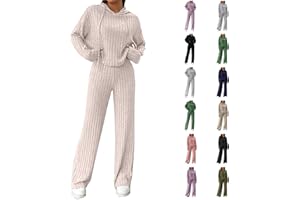 Générique Ensemble Sport Femme Ensemble Survêtement Femme 2 Piece Oversize Casual Tennis Tracksuit Set À Manches Longues Sweat-Shirt + Jogging Pantalon Sports pour Automne Printemps et Hiver