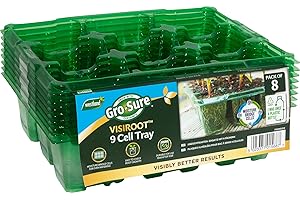 Gro-Sure 70200212 Visiroot 9 Cell 8pk Propagation kit, Green, 11.0 cm*17.5 cm*23.0 cm