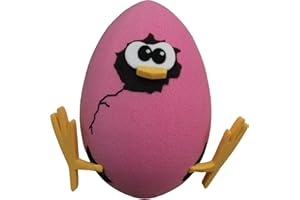 Cute Pink Chick Egg Car Aerial Ball Antenna Topper OR Dashboard Wobbler! (one P&P charge no matter how many items you buy from Aerialballs.)