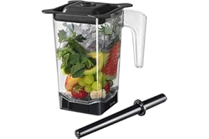 YAYAGO 1,5 Ltr. Ersatzbehälter Behälter geeignet für den vitamix tnc 5200 inkl. Schneidemesser, Stößel und Deckel