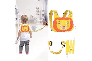 YIOMXHI Löw Anti Verloren Kinder Sicherheitsleine, KinderLeine Sicherheit Handgelenk, Sicherheitsgurt Leine für Kinder,Weglaufen Kinder Gürtel Handgelenk Link,Anti-lost Harness Kleinkindgürtel für Draußen