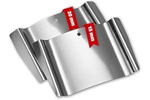 MULTIPICK Herramienta de apertura - [2 piezas 15 mm + 20 mm] - herramienta para abrir puertas de acero inoxidable - herramientas originales de cerrajería de calidad profesional - Made in Germany