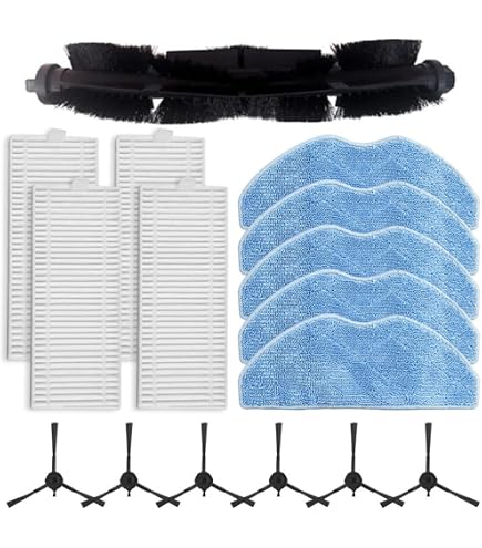 Ricambi Mop Robot Aspirapolvere RR8587WH - Kit Staffa E Panni Microfibra