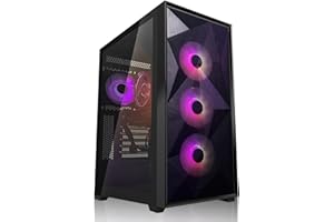 SYSTEMTREFF PC Gamer High-End AMD Ryzen 7 7800X3D 8x5GHz | Nvidia GeForce RTX 4070 Super 12GB | 1To M.2 NVMe | 32Go DDR5 RAM | Windows 11 | Ordinateur de bureau pour les joueurs, les gamers & Streamer