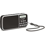 TechniSat VIOLA 3 – portables DAB Radio (DAB+, UKW, LCD Display, Kopfhöreranschluss, USB, Aux-In, LED Taschenlampe, Akku, Fav