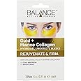 Balance Active Formula Gold & Marine Collagen Hydrogel Under Eye Masks (3 pack) Instantly Cool, Refresh & Revive Tired-Looking Eyes. Cruelty Free.