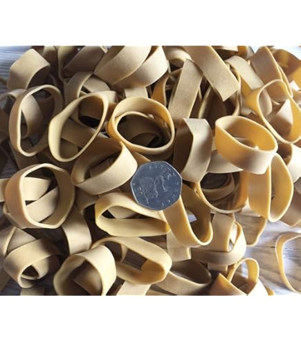 Thick Rubber Bands Heavy Duty - 50 Pieces Size 84 Black - View #5