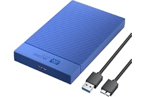 SAN ZANG MASTER Contenitore per disco rigido SSD SATA da 2,5" - Contenitore per disco rigido USB 3.0 a SATA III ad alta velocità da 5 Gbps compatibile con MacBook Pro Air WD Seagate Toshiba Samsung Hitachi