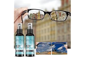 ZRREMRE Spray per la rimozione dei graffi delle lenti, detergente per vetri degli occhi, detergente per lenti della fotocamera, liquido di riparazione graffi su vetro, rimozione graffi lenti, strumento di