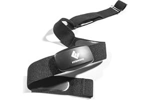 FitEngine Cardiofrequenzimetro, misurazione del battito cardiaco durante l'allenamento di resistenza e cardio, funzione Bluetooth® per iOS e Android | Cinghia espandibile fino a 90 cm