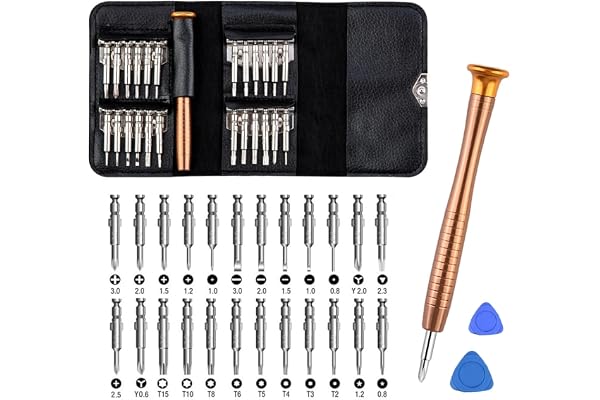 THEMISTO - built with passion 27 in 1 Precision Screwdriver Set Multi Pocket Repair Tool Kit for Mobiles, Laptops, Electronics
