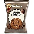 Walkers Shortbread Twin Pack Chunky Belgian Chocolate Biscuits. Traditional Pure Butter Scottish Recipe, 25g (100 x Twin Pack)