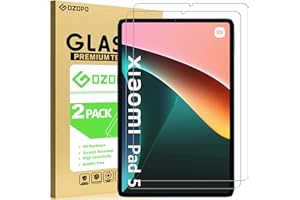 GOZOPO Protector de Pantalla Compatible con Xiaomi Pad 5 - Tablet de 11”, Cristal Pantalla Vidrio Templado Compatible con Xiaomi Pad 5 Pro - 2 piezas