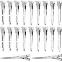24 Stück 3,5 Zoll Haarclips – Alligator Curl Clips Mit Kamm Für Friseurbedarf Und Haarstyling Zuhause