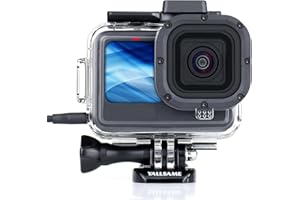 YALLSAME Vlog Case for GoPro Hero 12 11 10 9 Black, Skeleton Housing with 2 Cold Shoe Mount & Battery Side Cover, Dustproof, Anti-Collision, Ideal GoPro Accessories for Vlog Youtube TicToc Recording