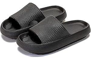 KEYUSHOP Cozislides Original Badeschuhe Damen Herren Kinder Super Weich Schlappi Schlappen rutschfest Badelatschen Sommer Wolkenschuhe Hausschuhe Cozy Slides Plattform Badeschlappen Strand Flip Flops