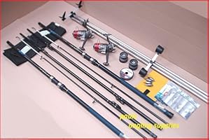 GENERIC Mitchell Sea Fishing 14 ft Kit 2 Rods 2 Reels Tripod & Tackle Beach, Beachcaster Beachcasting