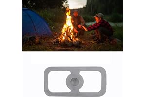 Generic Eldstartverktyg med Högt Kolstål Slitstarkt Lätt Camping Survival Kit Grå 8,5x4cm 1st