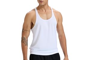 RANE SPORTS Camiseta sin Mangas para Hombre, Chaleco de Entrenamiento físico, Camiseta Deportiva de Secado rápido para Correr y Gimnasio