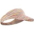 Andiker Sun Visor Hat, Elastic Foldable Ponytail Baseball Cap with Brim, Quick Drying Sports Hat for Golf Running Tennis Outdoor Activities Unisex