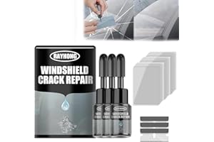 ENIYOU Reparador Cristal 3 PCS para Grietas en Cristales de Coches Kit de Reparación de Parabrisas para Uso En Grietas en Forma De Estrella y Media Luna Kit de Reparación de Parabrisas de Coche