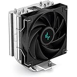DeepCool GAMMAXX AG400, Dissipatore Aria per CPU, 4 HeatPipes Nichelato, 1x 120 mm Ventola FDB PWM, TDP 220W, LGA1700 e AM5 C