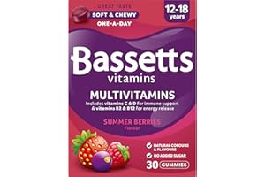 Bassetts Vitamins 12-18 Years Summer Berries Flavour Multivitamins 30 Gummies
