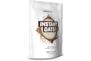 BioTechUSA Instant Oats, Avena istantanea, eccezionale fonte di fibre e proteine, 1000 g, Non Aromatizzata