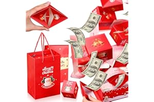 AUEJACKY Boîte à Surprise 10 Pièces Surprise Box Gift Box,Gift Box Boîte à Sauter, Bounce Surprise Gift Box, Pop-Up Box Surprise, DIY Surprise Boîte D'explosion, Pour Emballage Cadeau, Noël