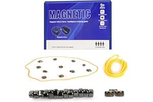 DKINY Jeu d'Échecs Magnétique - Jeux d'Aimants avec Corde - Jeu de Société Éducatif pour Enfant Loisirs Familials Amis Amusement Fête