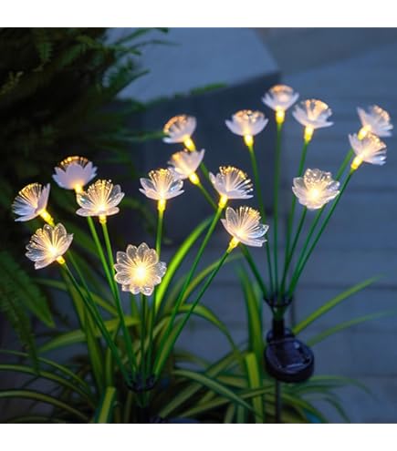 Luce Solare Da Giardino A 3 Teste, Luce Solare A LED, Lampada Da Prato Per Esterni 80 Cm Accensione~p155091624