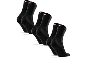 DANISH ENDURANCE Calze Trekking in Lana Merino, Anti-Vescica, Calzini Escursionismo da Uomo, Donna, Bambino, 3 Paia