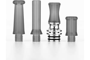 RUIYITECH 510 drip tip kit for Berserker V2 MTL RTA/COG MTL RTA/Glaz Mini/kree rta/Zenith Pro/BSKR RTA/YDDZ T1 V1 / Ares 2 (Gray)