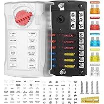 Gaethra Scatola Dei Fusibili 12V, Portafusibili A 12 Scomparti - Foto 6