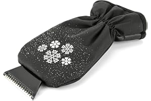 Glart Grattoir à givre professionnel avec gant chaud