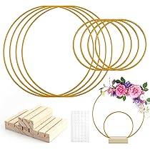 PATIKIL 8 Pouce Triangle Bagues Attrape-Rêves, 12 Pcs Couronne De