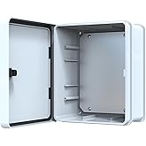 YAVUZ Abs Panel 25 x 30 x 15.2 cm Base Sheet IP65 Plastic Panel Mounting Plate Electrical Box Panel Shockproof Exterior Medium