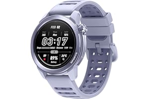 Mibro GS Active2 - Montre GPS Running 1,32" AMOLED, Légère avec Fonctions d’Entrainement, Smartwatch GPS Sport Navigation pour Course à Pied, Vélo et Ski (Violet Clair)
