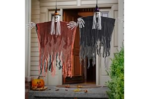 KENDWING 2 Pezzi Decorazioni Halloween Casa,Fantasmi Halloween per Interno All'aperto