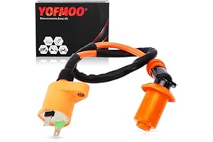 YOFMOO Performance Ignition Coil for GY6 50cc - 90cc 110cc 125cc 150cc 4-stroke Engine Motorcycle Scooter ATV Go Kart Moped Quad Pit Dirt Racing Bike QMJ157 QMI157 QMJ152 Roketa Sunl Baja