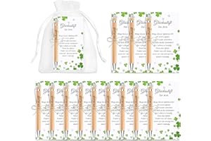 ‎EPICSOA ePicsoa 12 Sets Glücksstift Kugelschreiber Geschenke für Kollegen, dankeschön geschenke, erzieherin geschenk, Glücksbringer Prüfung Bestehen Abschied für Lehrer Mitarbeiter Kollegen