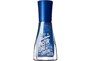 Sally Hansen, Smalto Unghie Insta-Dri Crystal, ad Asciugatura Rapida, Effetto Manicure Professionale a Lunga Durata, Cobalt Blue 25
