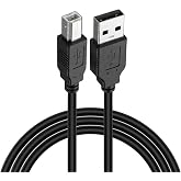 USB to USB-B Yazıcı Tarayıcı Printer Kablosu (3 METRE) - PC ve Laptop ile Yazıcı Ara Bağlantı Data Kablosu - USB 2.0 Hi-Speed